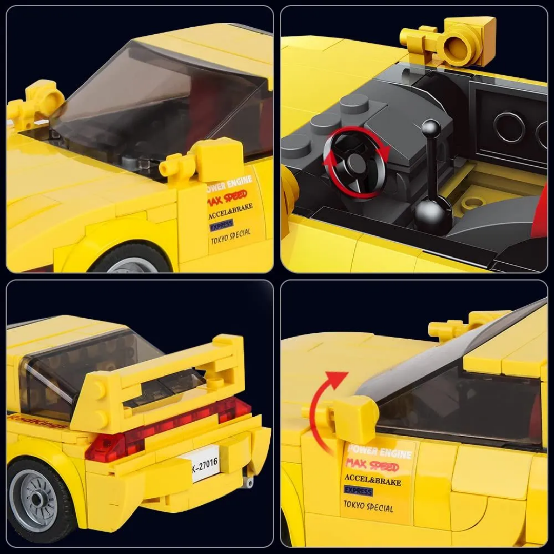 Конструктор Mould King Спорткар Mazda RX-7 блочный - фото 10