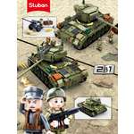Конструктор SLUBAN Армия 742 дет.
