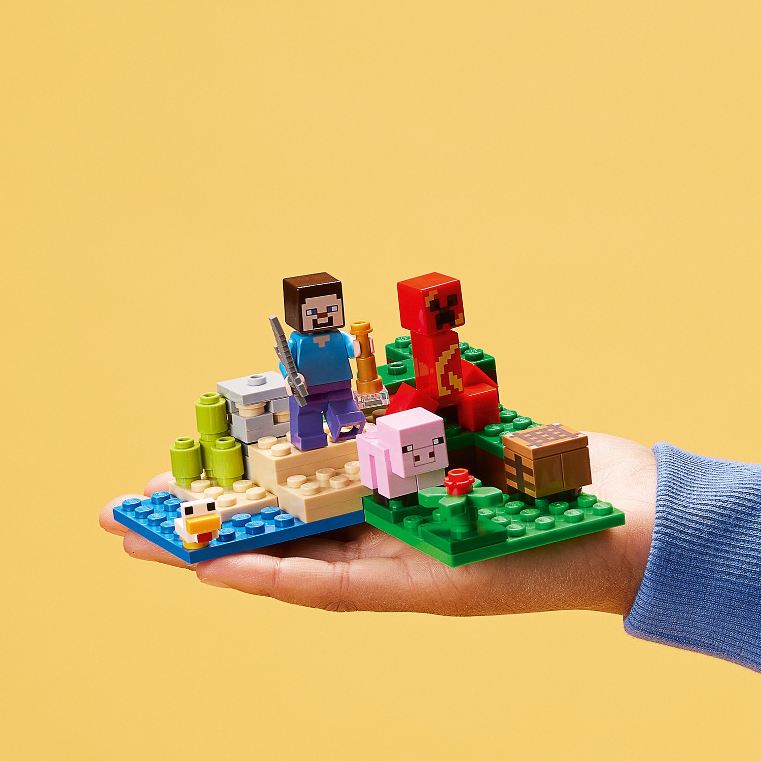 Конструктор LEGO Minecraft Засада Крипера 72 дет. - фото 7