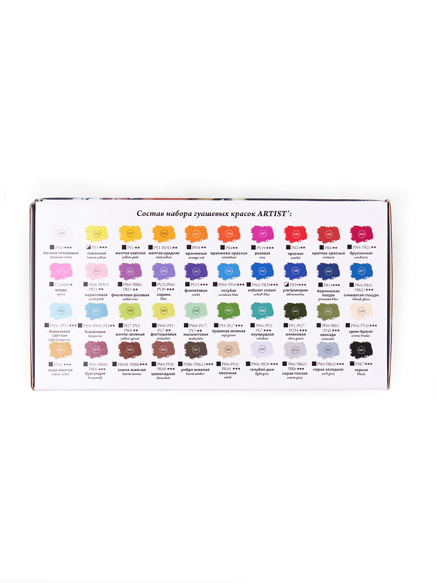 Краски гуашь Малевичъ - фото 10