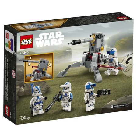 Конструктор LEGO Star Wars Боевой набор клонов 501 легион блочный