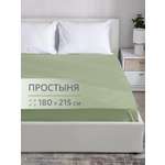 Простыня BRAVO поплин оливка 180 x 215 см 1 шт.