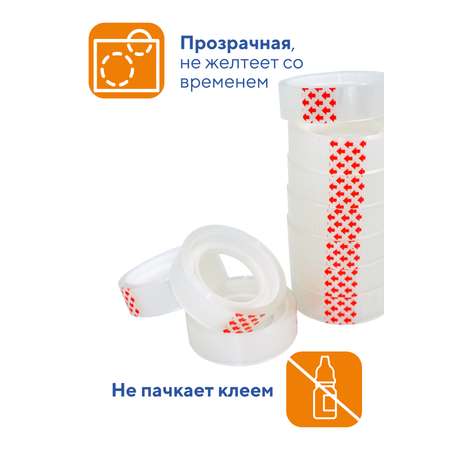 Узкий скотч WORKMATE прозрачный
