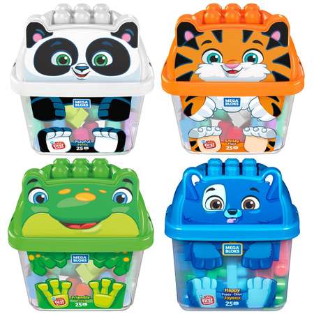 Конструктор Mega Bloks First Builders 25 дет. в ассортименте
