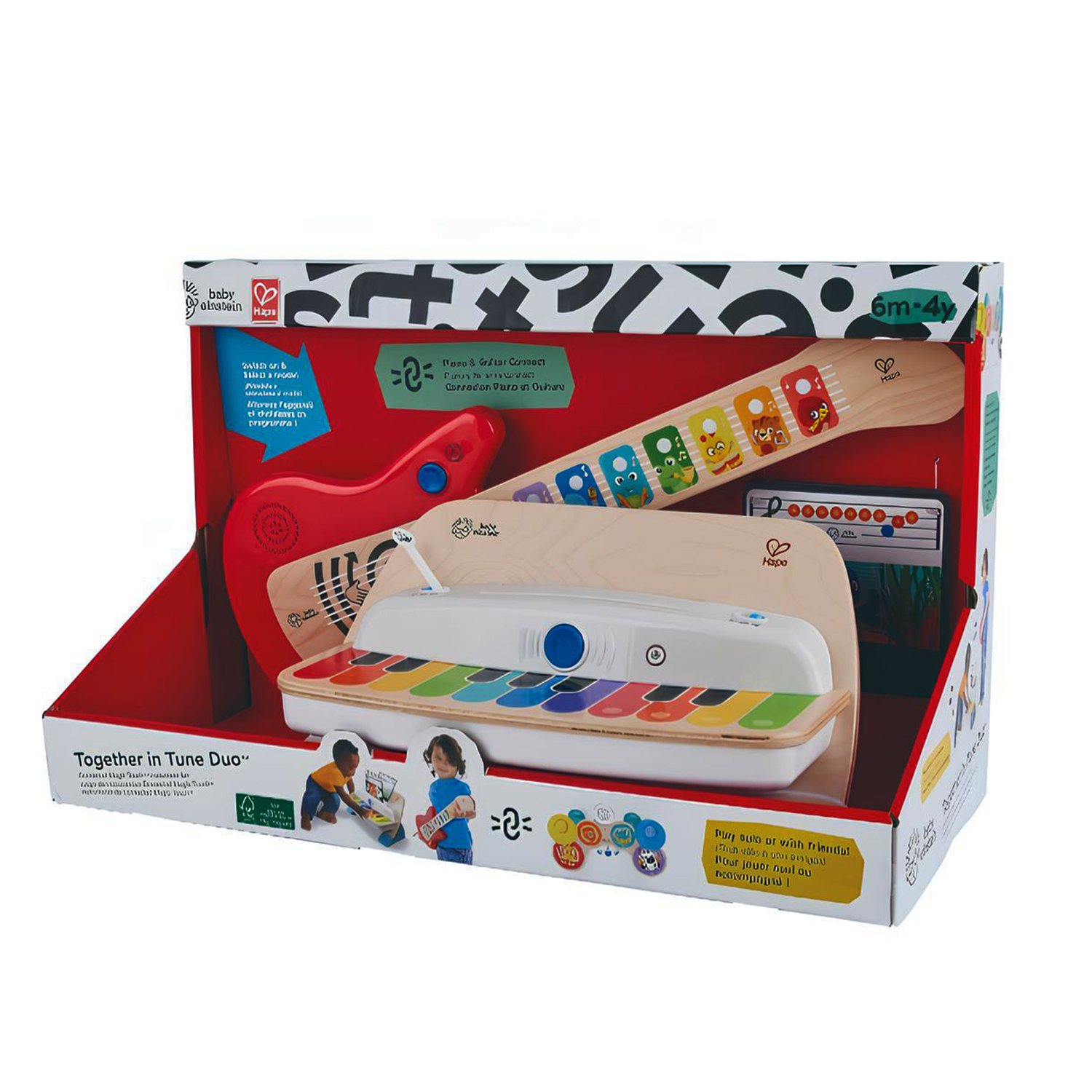 Игрушка музыкальная Hape гитара, пианино - фото 9