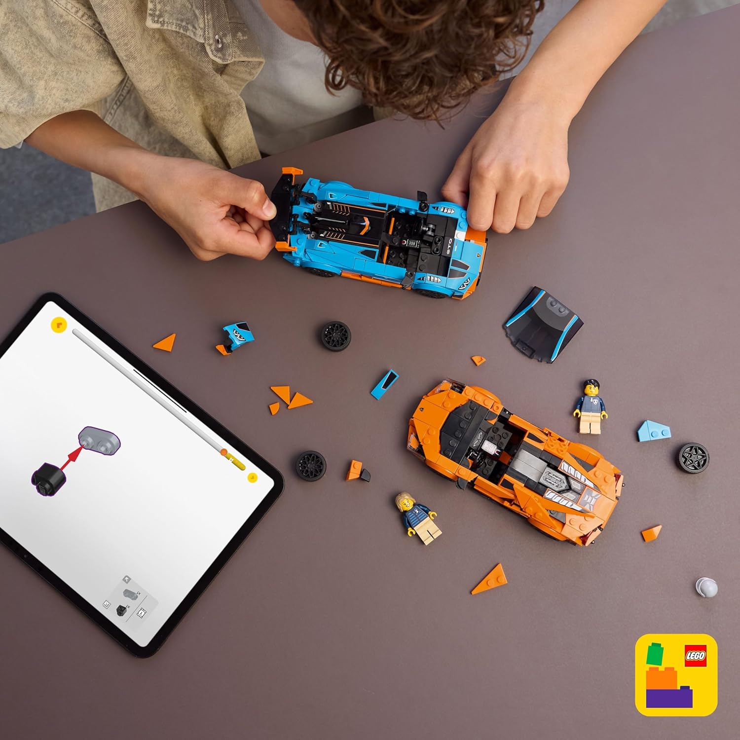 Конструктор LEGO Speed Champions Lamborghini и Huracan 607 дет. - фото 6