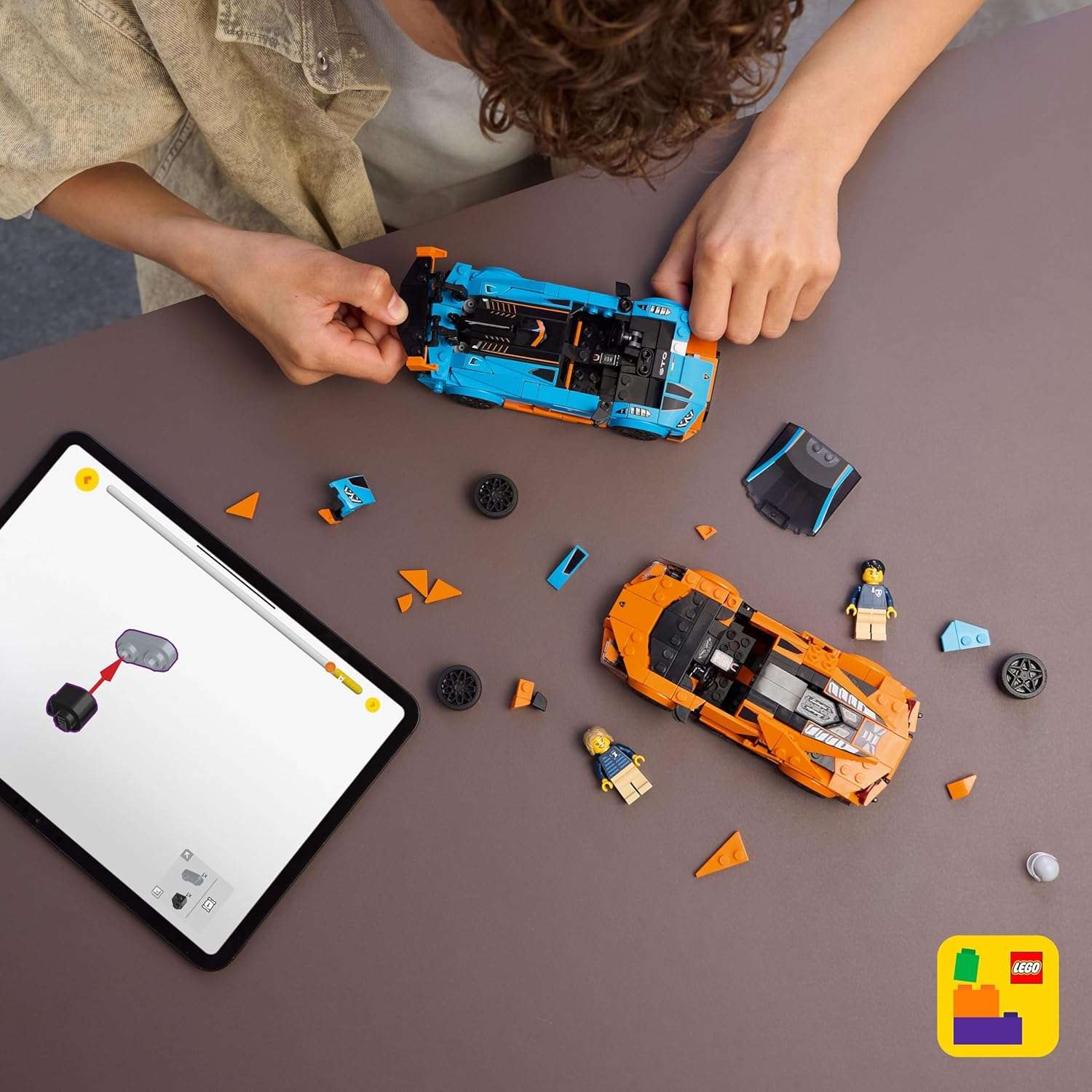 Конструктор LEGO Speed Champions Lamborghini и Huracan 607 дет. - фото 6