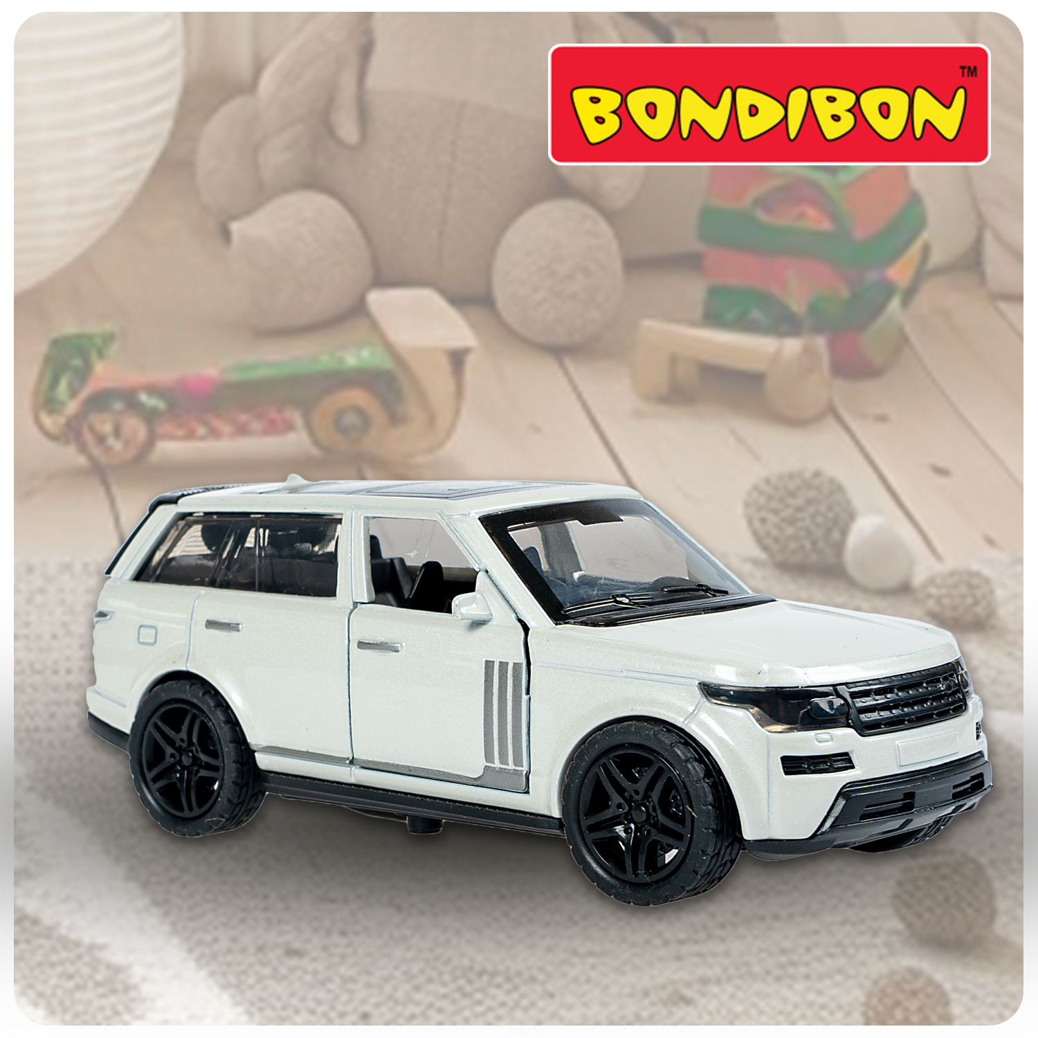 Внедорожник Bondibon Инерционная машинка металл 1:36 ВВ6425 - фото 12