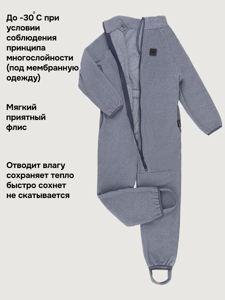 Комбинезон NIKASTYLE 8т10824 джинс - фото 6