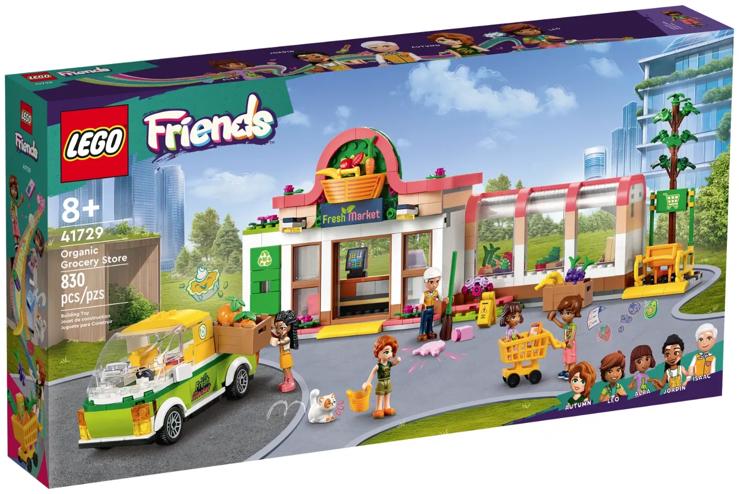Изображение товара Конструктор LEGO Friends 41729 Organic Grocery Store с минифигурками