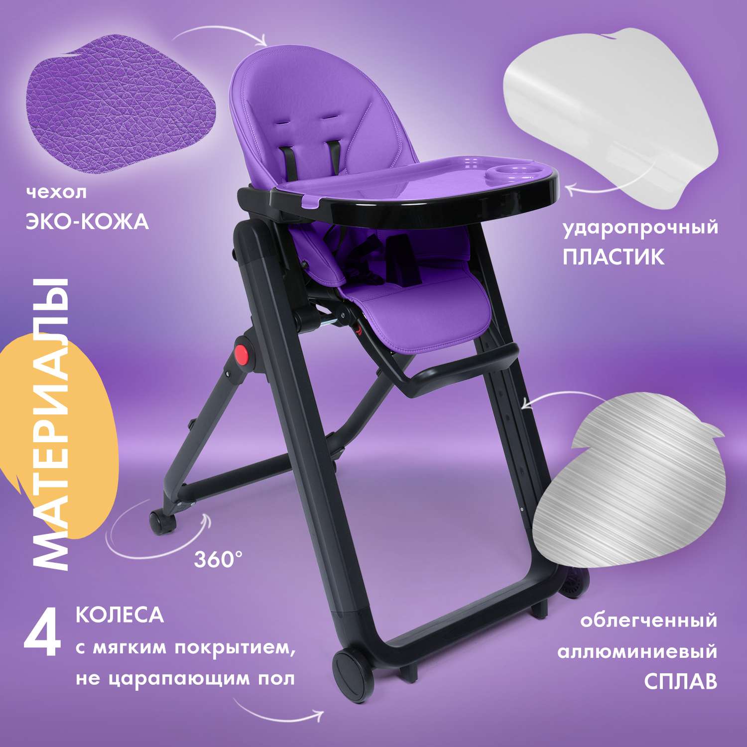 Стульчик для кормления Nuovita Futuro Senso классический - фото 5