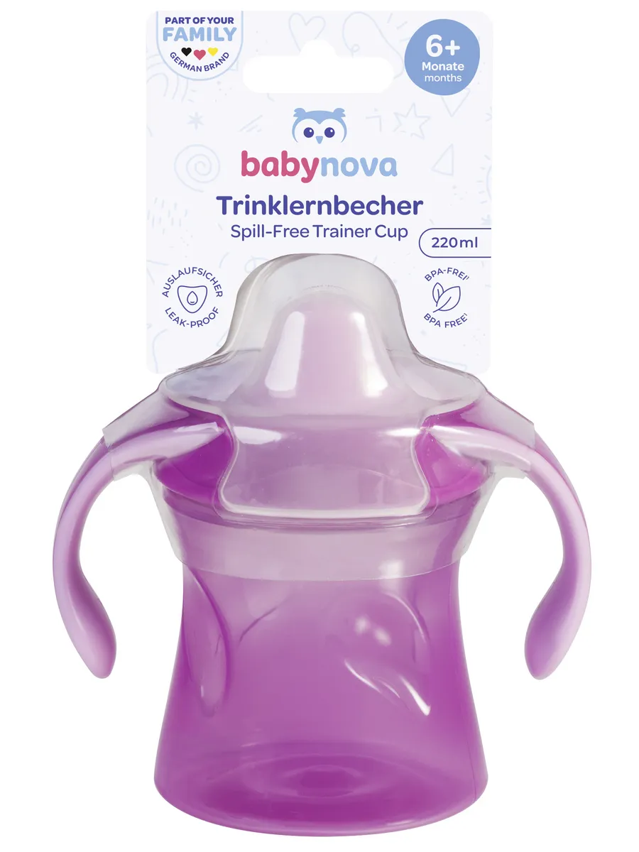 Поильник babynova 220 мл - фото 2