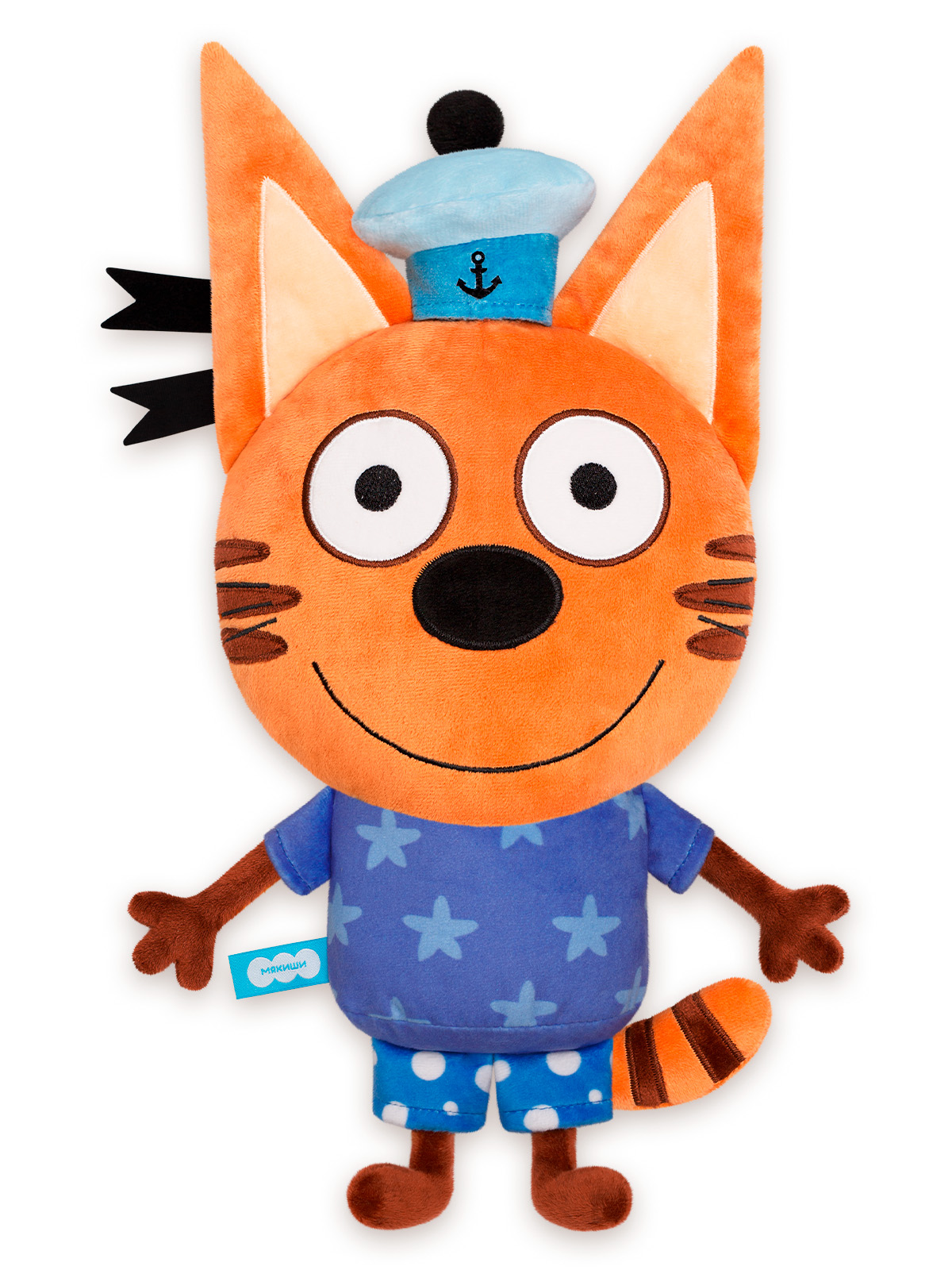 Игрушка-подушка Мякиши детская мягкая большая Три кота Коржик и море приключений - фото 8