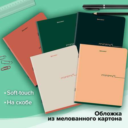 Общая тетрадь Brauberg клетка 48 лист. 5 шт.