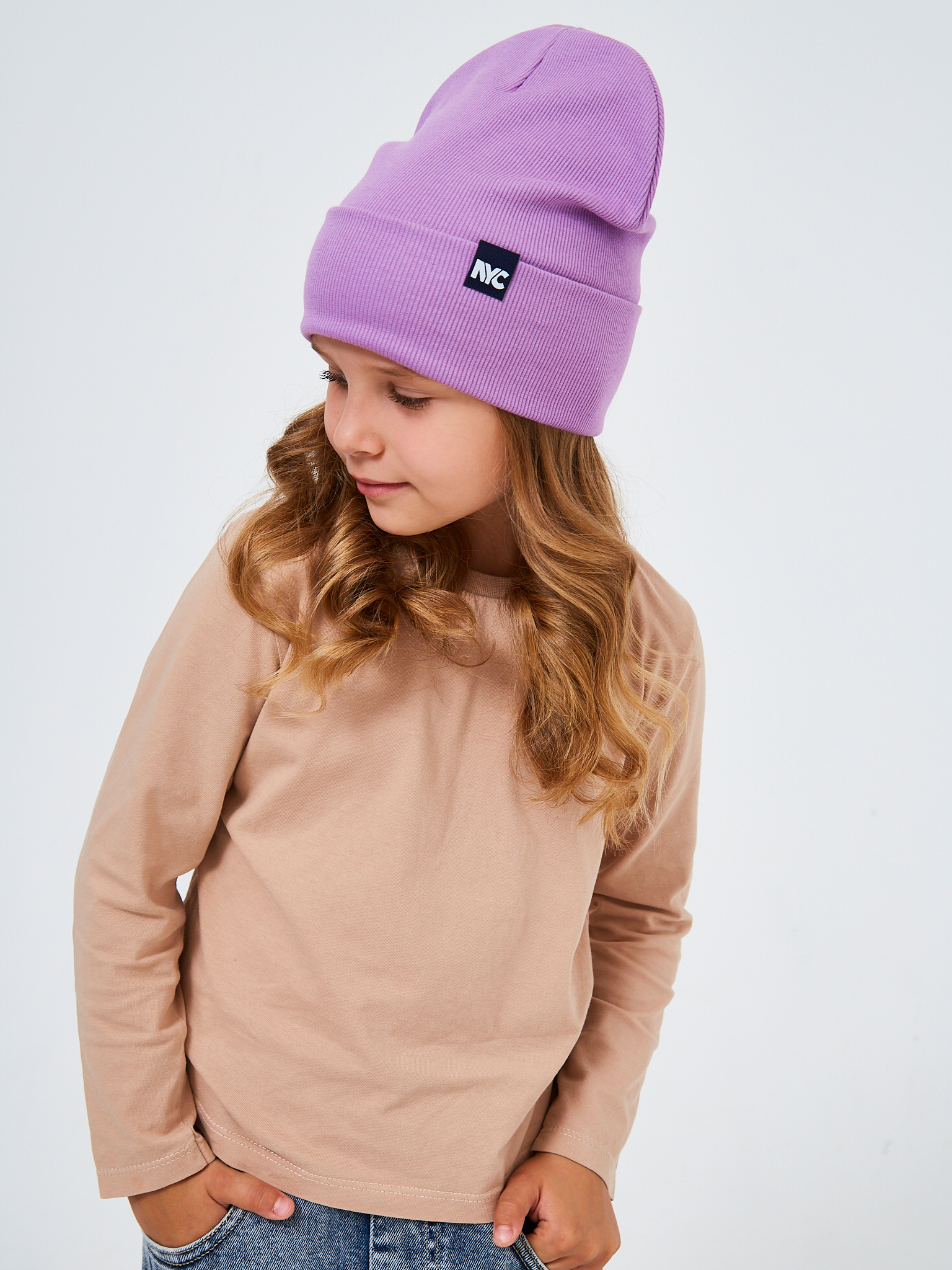 Шапка NYCkids NYC-H-070-KashG-purp - фото 10