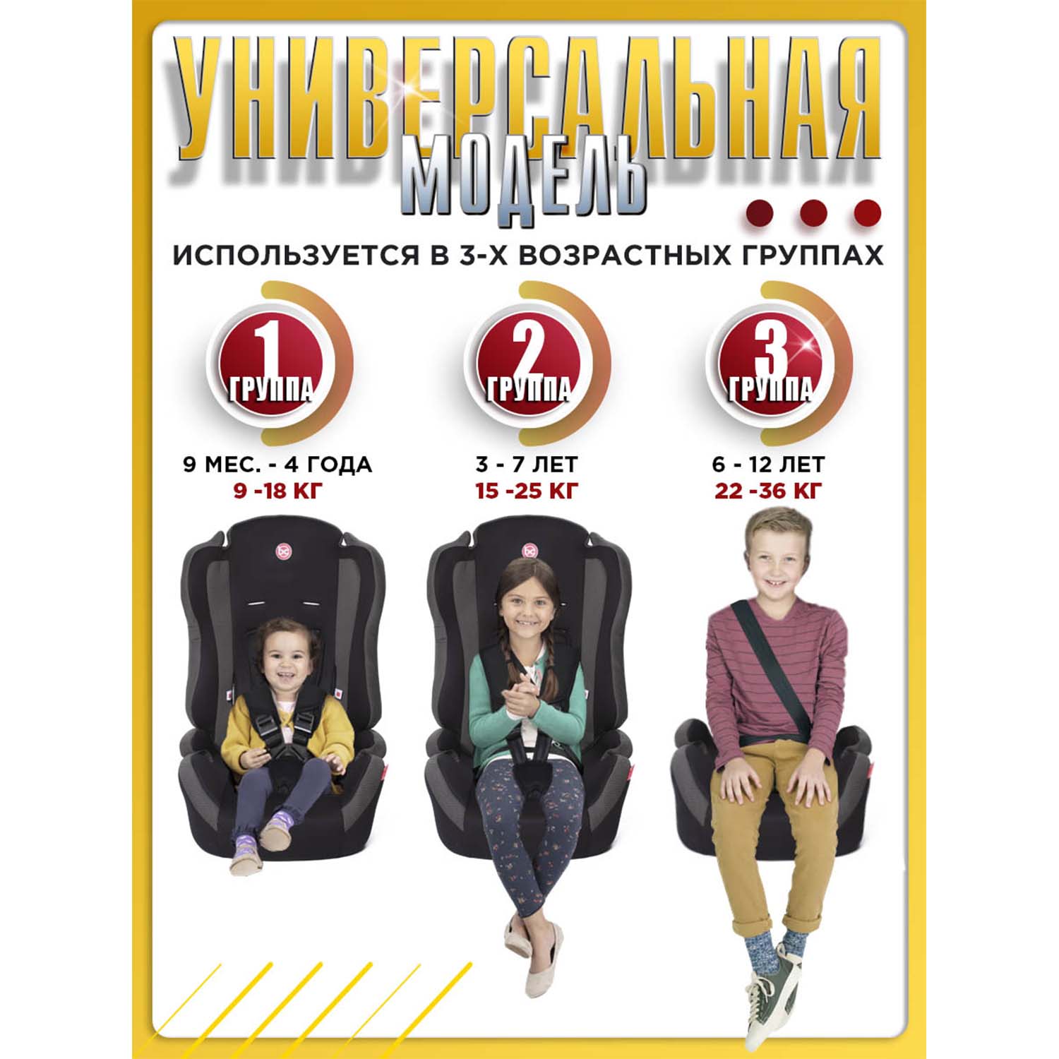Автокресло BabyCare Upiter 1/2/3 (9-36 кг) - фото 9