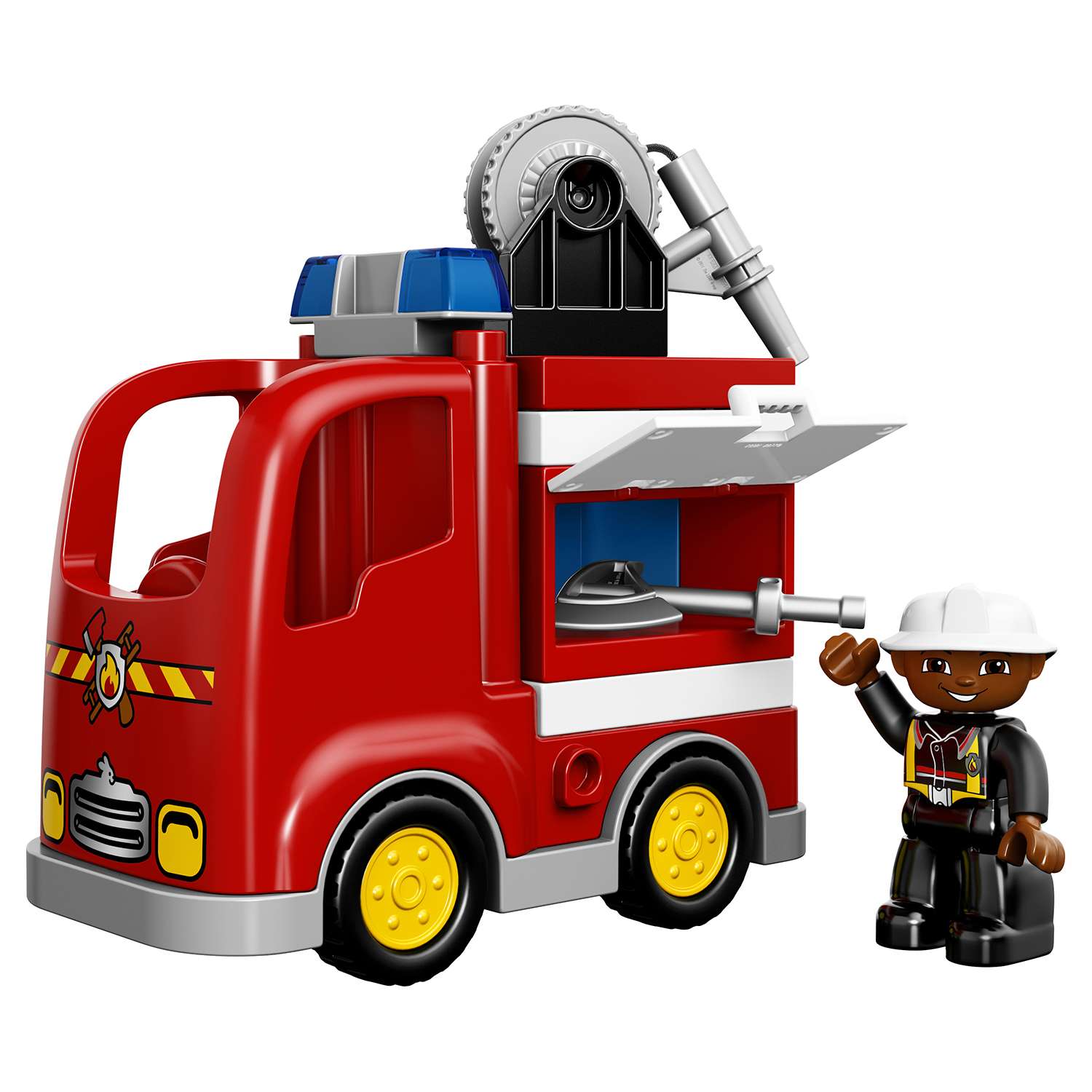 Конструктор LEGO DUPLO Пожарный грузовик блочный - фото 6