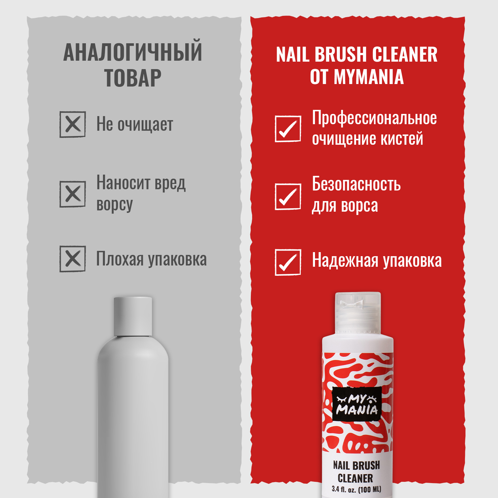 Жидкость для очистки кистей для маникюра MyMania от акрила геля и мономеров - фото 8