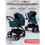 Коляска трансформер JOVOLA RAPID морская волна