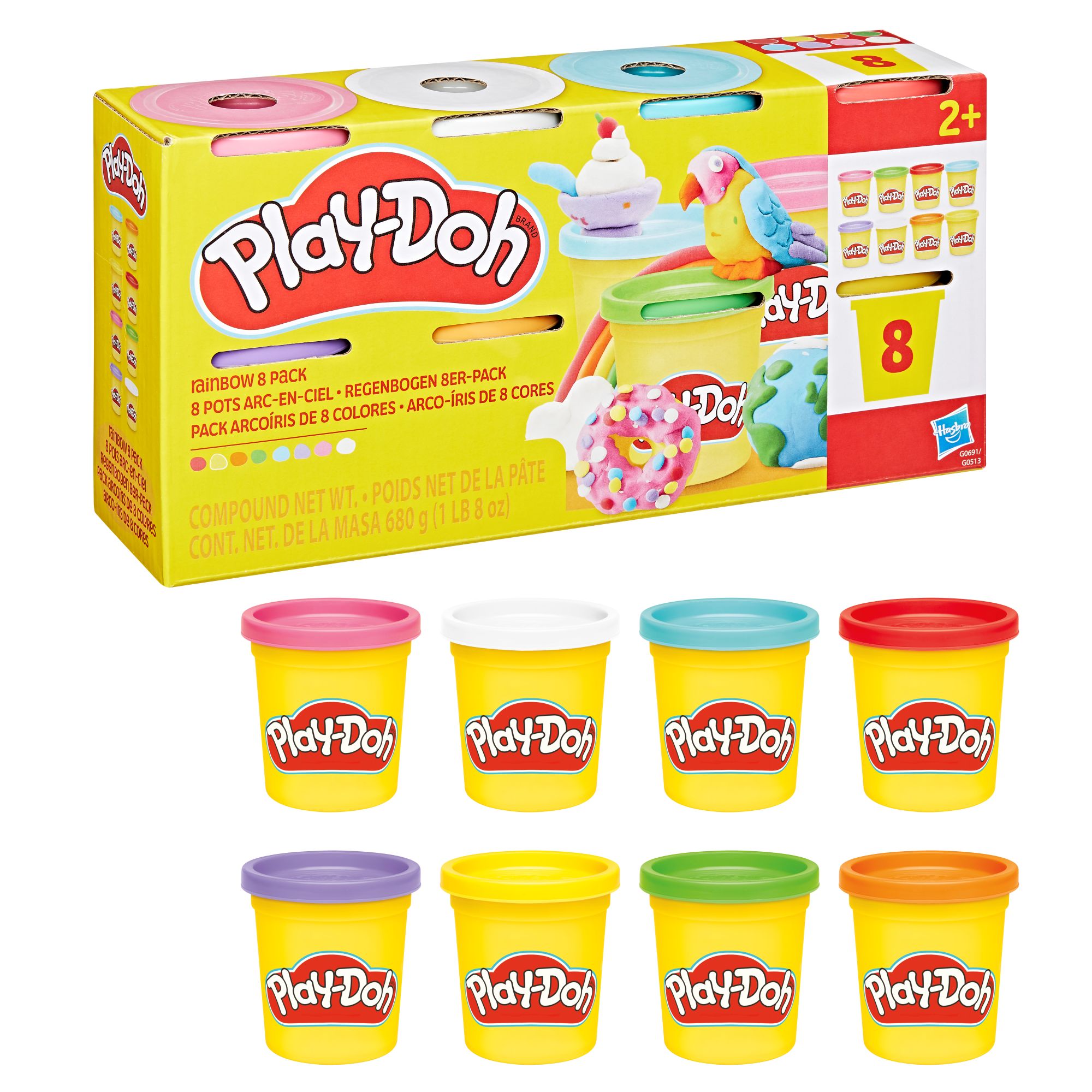Масса для лепки Hasbro набор Play-Doh Радуга 8 цв. - фото 4