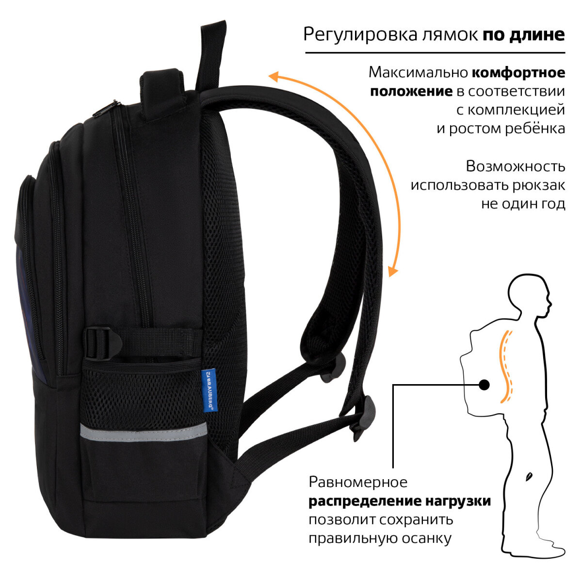 Рюкзак Brauberg - фото 4