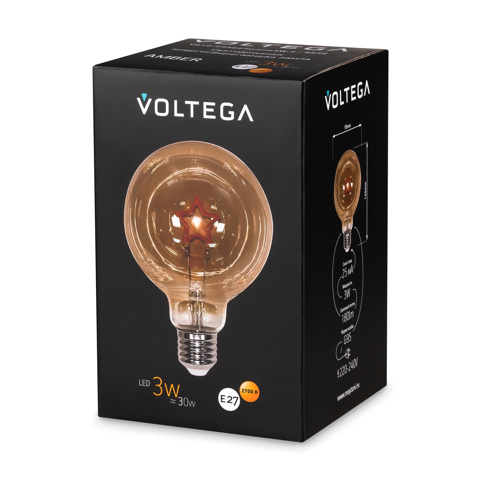 Лампочка декоративная VOLTEGA 8520 - фото 3