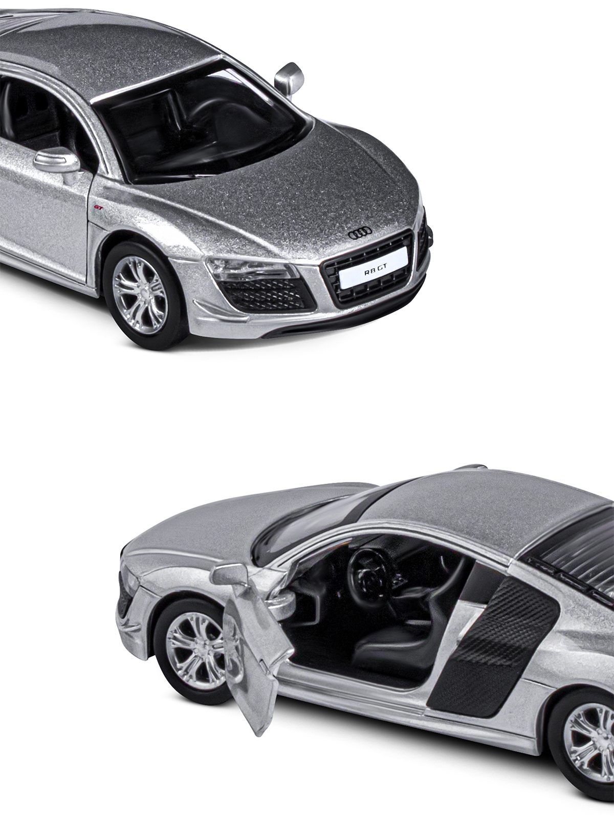 Автомобиль АВТОпанорама Audi R8 GT 1:43 JB1200138 - фото 8