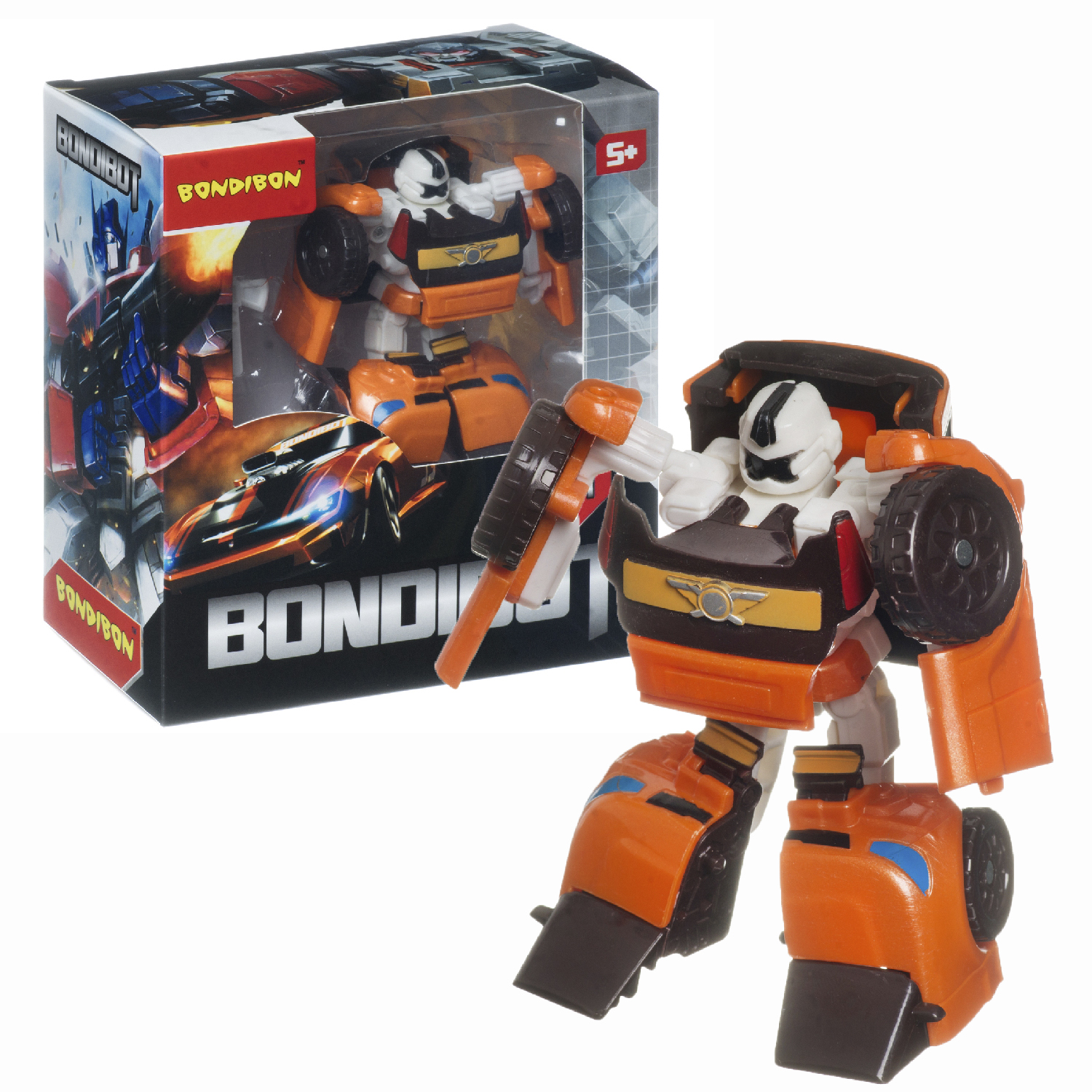 Фигурка Bondibon трансформер Робот Машина 2в1 - фото 1