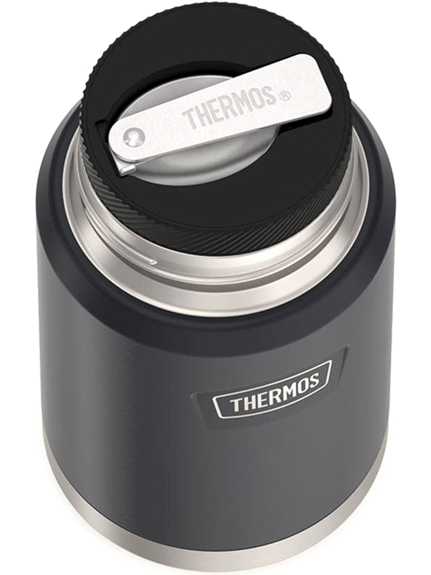 Термос для еды супа 710 мл с ложкой THERMOS ICON-301 гранитный – нержавеющая сталь герметичный тепло/холод 14/24 часа - фото 9