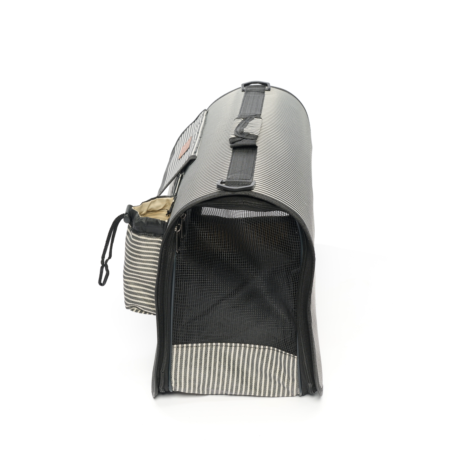 Сумка-переноска для животных Не один дома Holiday black 50*30*24см - фото 3