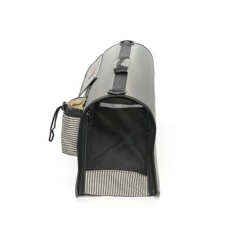 Сумка-переноска для животных Не один дома Holiday black 50*30*24см