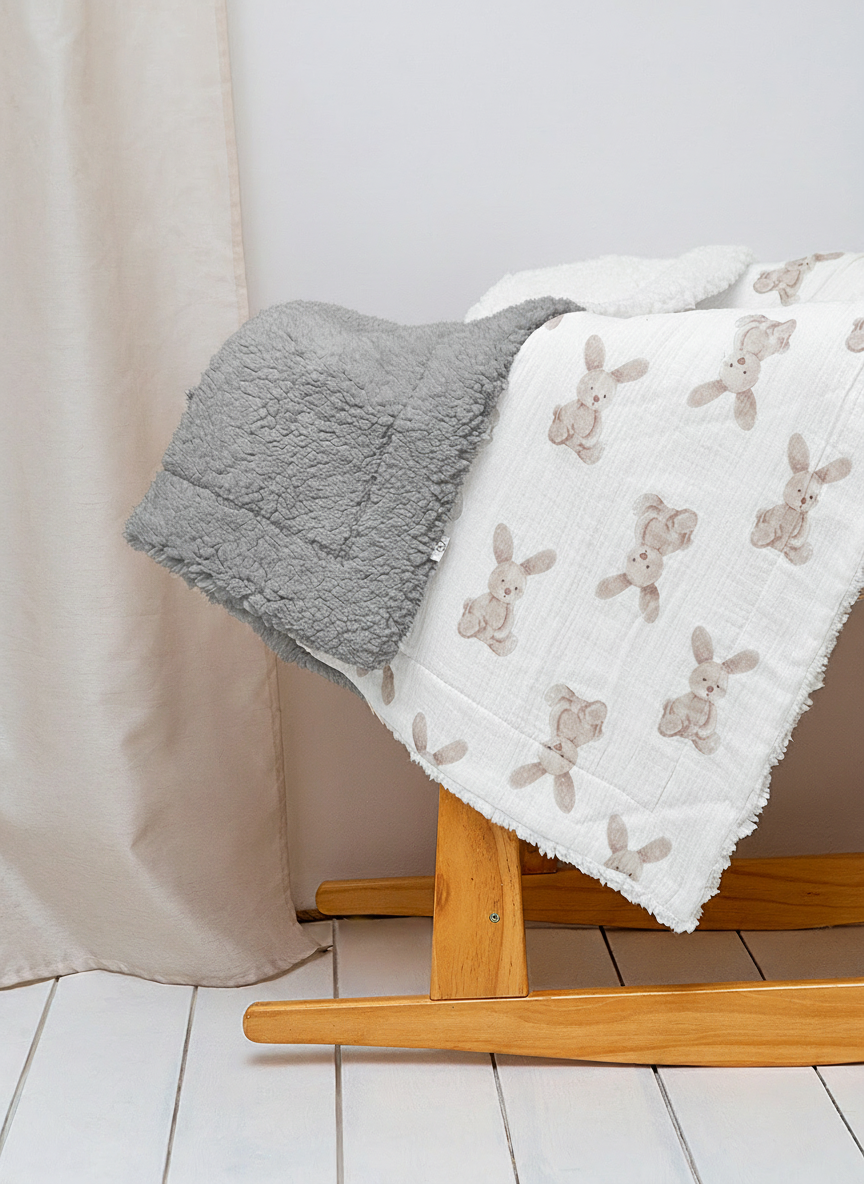 Плед ЛетиПташка Муслиновое одеяло теплое 85 x 95 см хлопок - фото 2