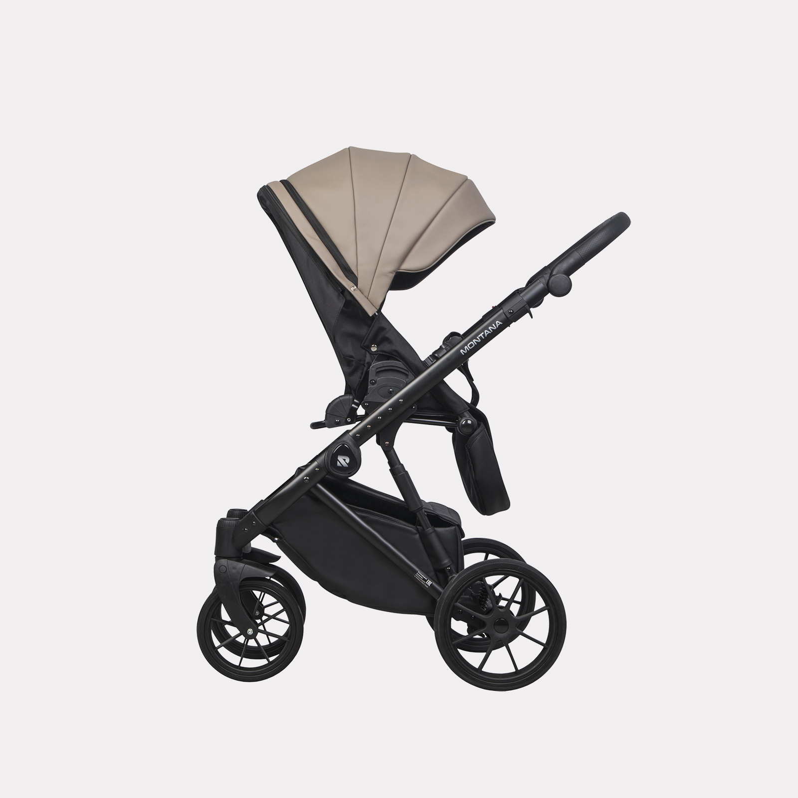 Коляска 3в1 Riko Basic Montana Ecco бежевый - фото 11