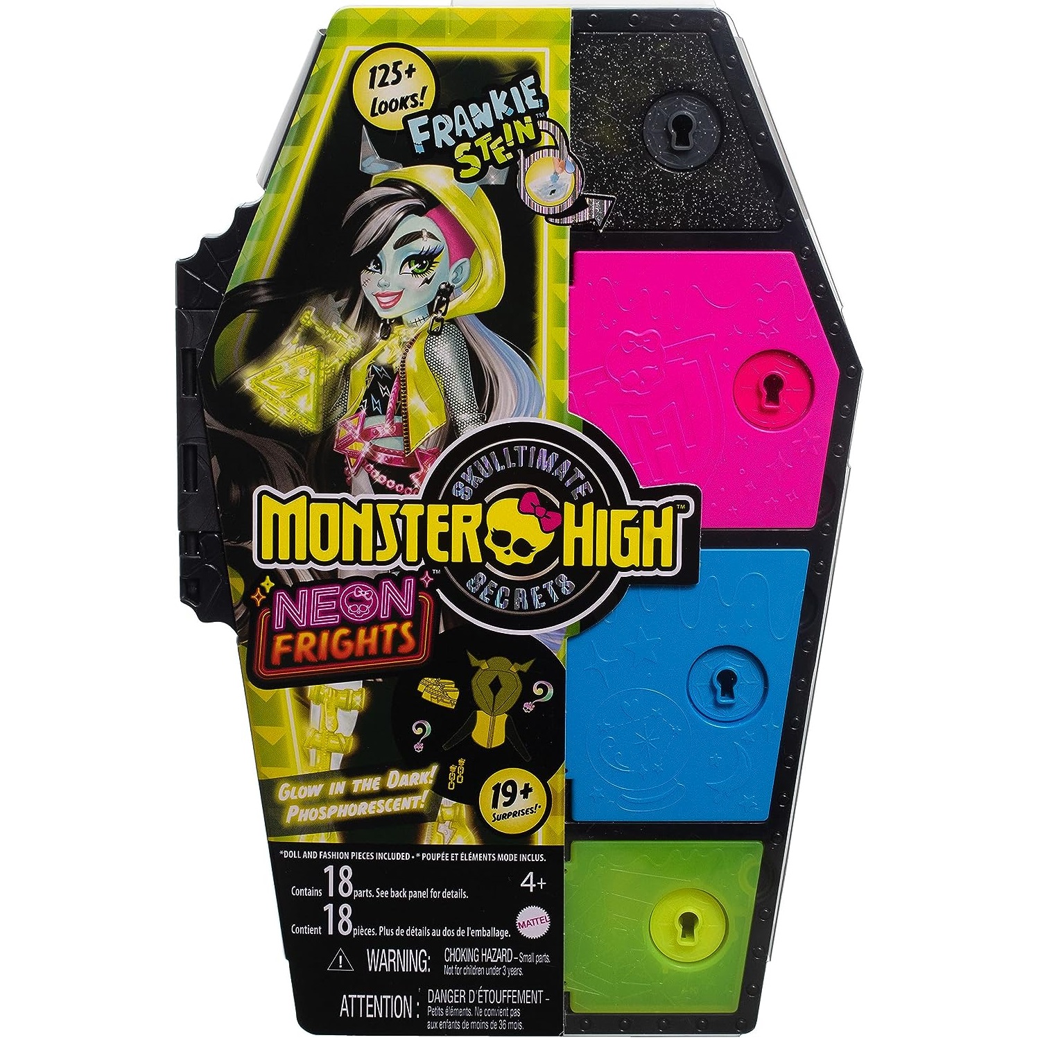 Кукла модельная Monster High Skulltimate Secrets S3 Фрэнки HNF79 - фото 7