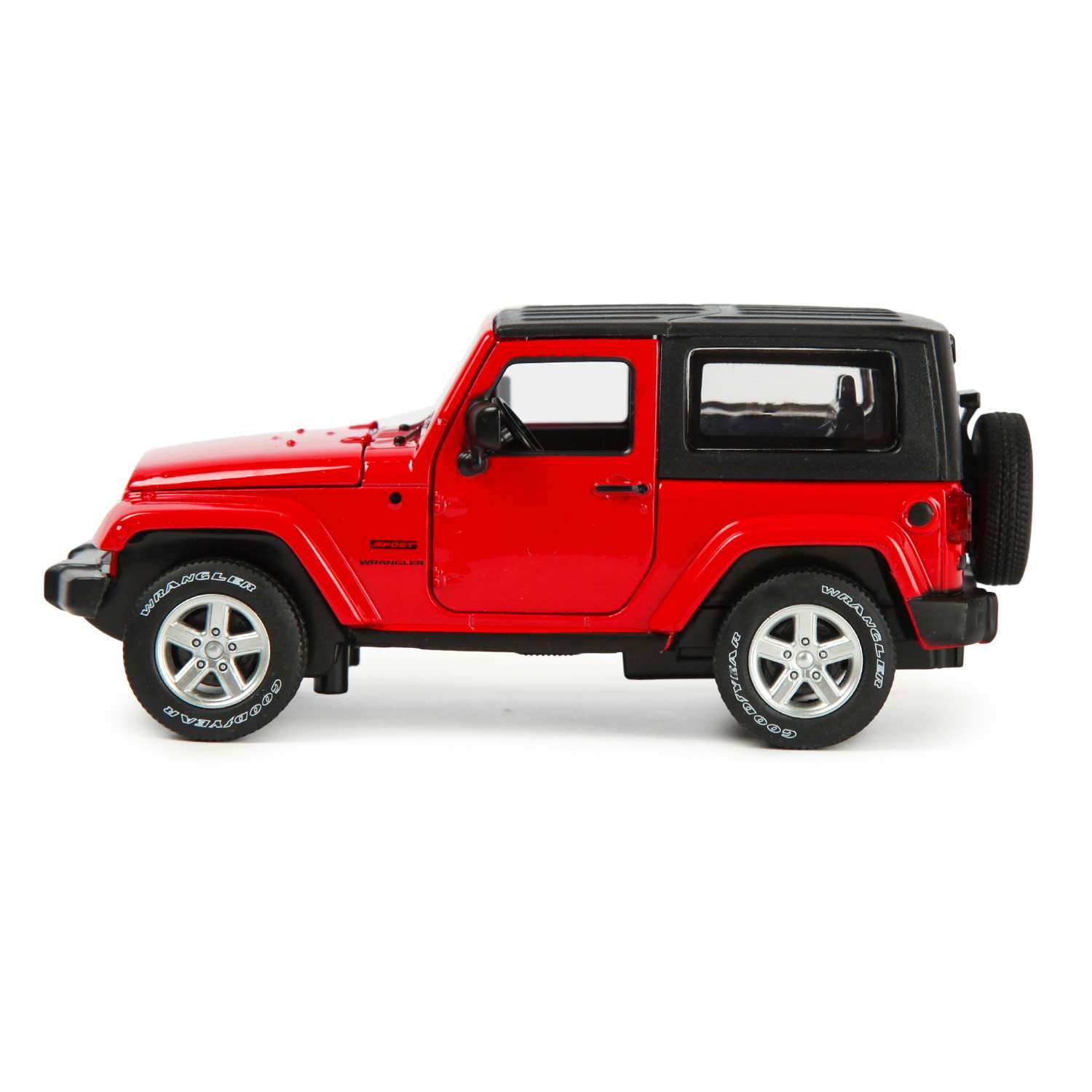 Автомобиль Mobicaro Jeep Jeep Wrangler 1:32 красный 68331 - фото 2