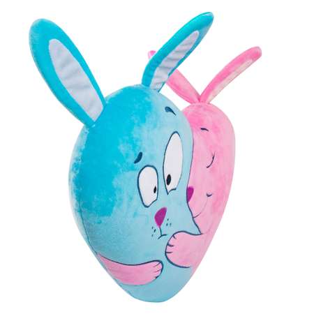 Подушка button blue