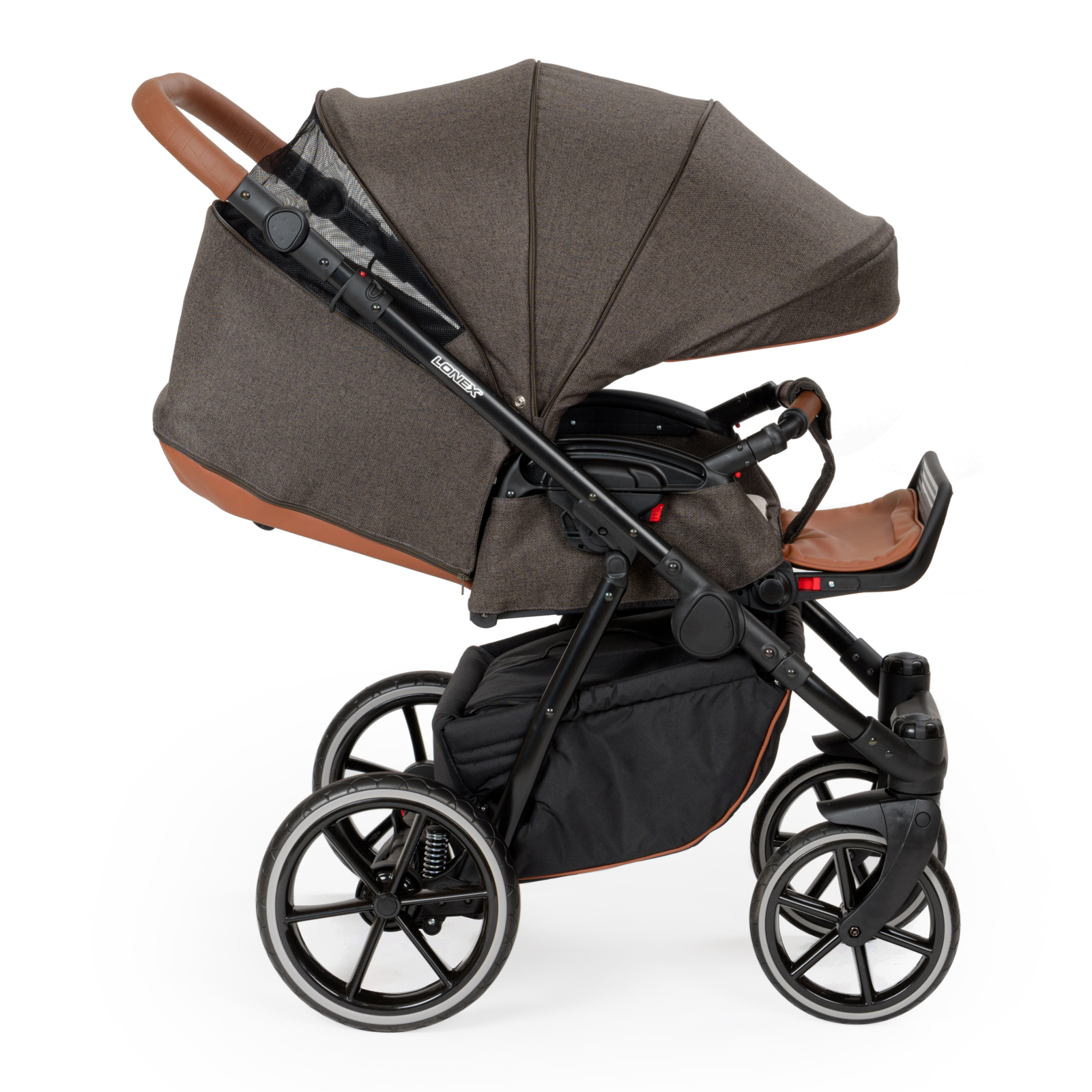 Коляска 2в1 LONEX Pax Eko Pro Dark - фото 15