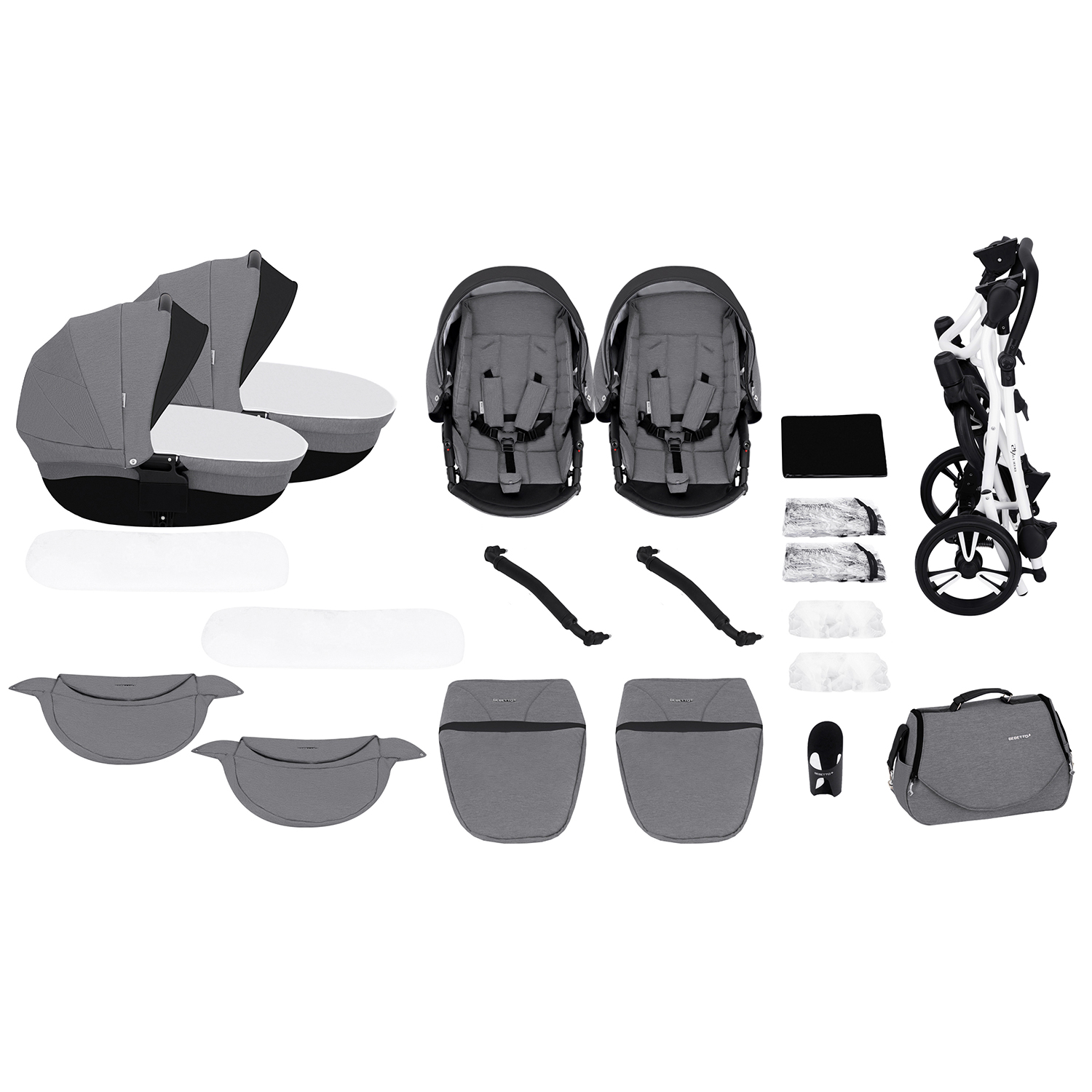 Коляска 2 в 1 Bebetto Comfort - фото 12