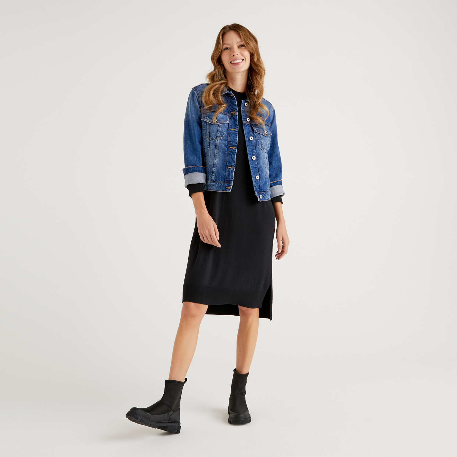 Платье United Colors of Benetton 103CDV00H_100 - фото 5