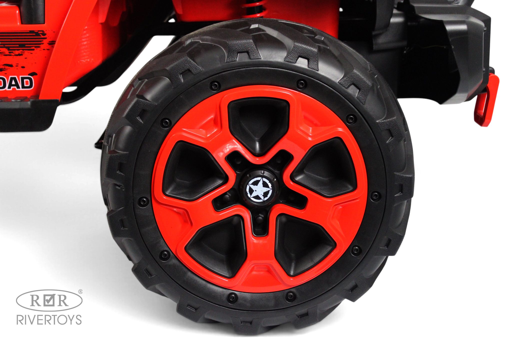 Электромобиль RIVERTOYS М707БХ Red С пультом ДУ - фото 14