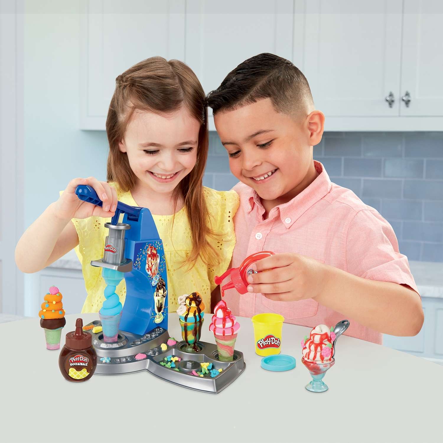 Пластилин Play-Doh Мороженое с глазурью - фото 5