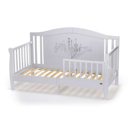 Кровать подростковая Nuovita Stanzione Verona Div Musica (серый)