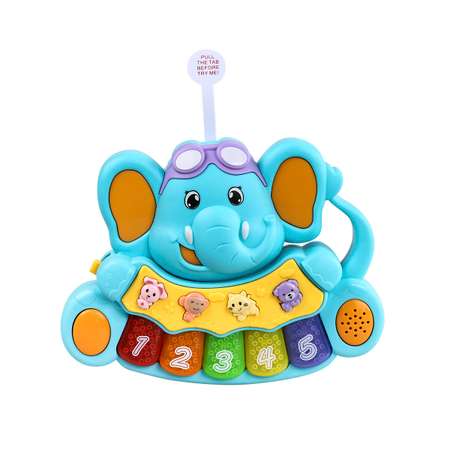 Игрушка музыкальная Mioshi Добрый слоник пианино