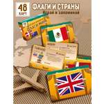 Карточки для игры Ленпечати Флаги мира. География