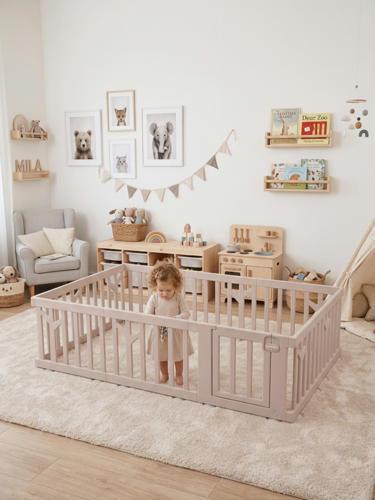 Манеж Ifam Birch бежевый IF-191-BBR-BB10D - фото 13