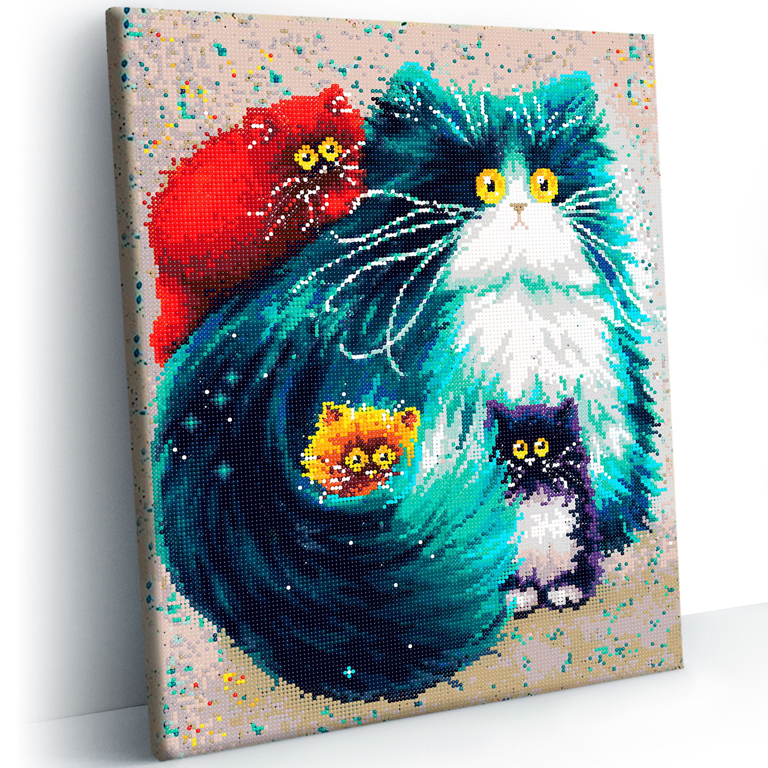 Алмазная мозаика Art on Canvas Котики в ассортименте - фото 9