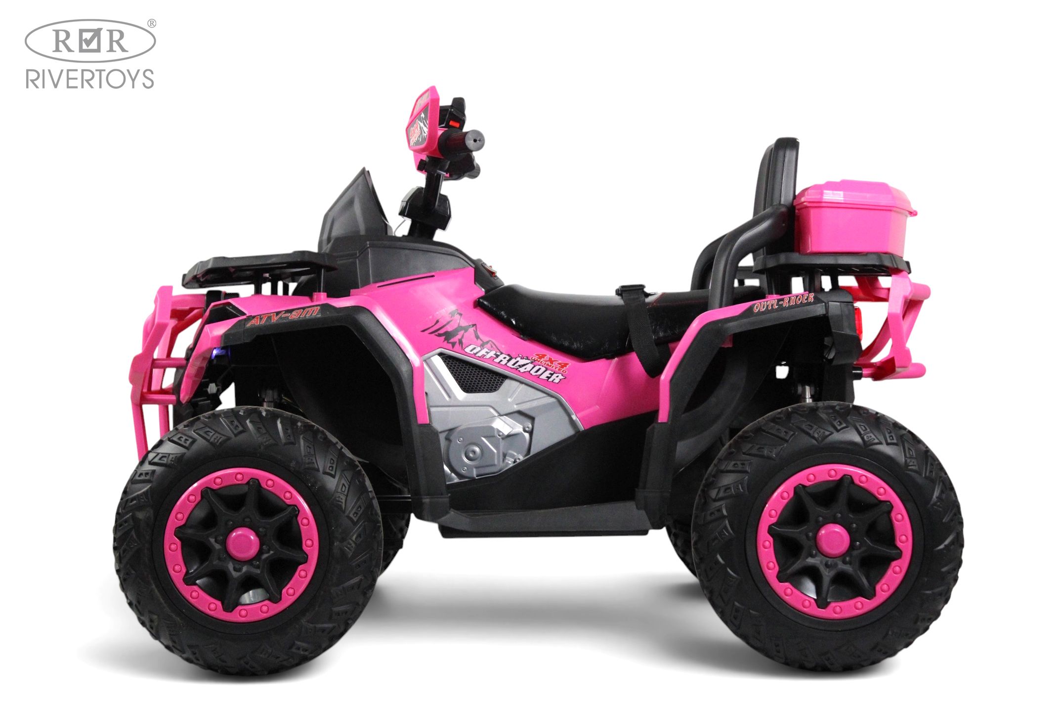 Электромобиль RIVERTOYS Z111ZZ-NEW-PINK С пультом ДУ - фото 23