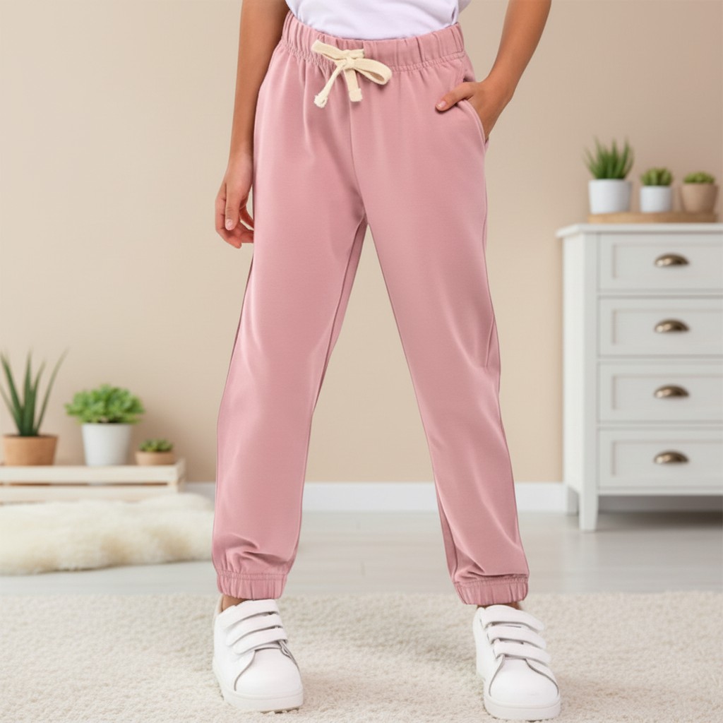 Изображение товара Спортивные брюки SoloWay 116 для мальчиков и девочек розовые демисезонные