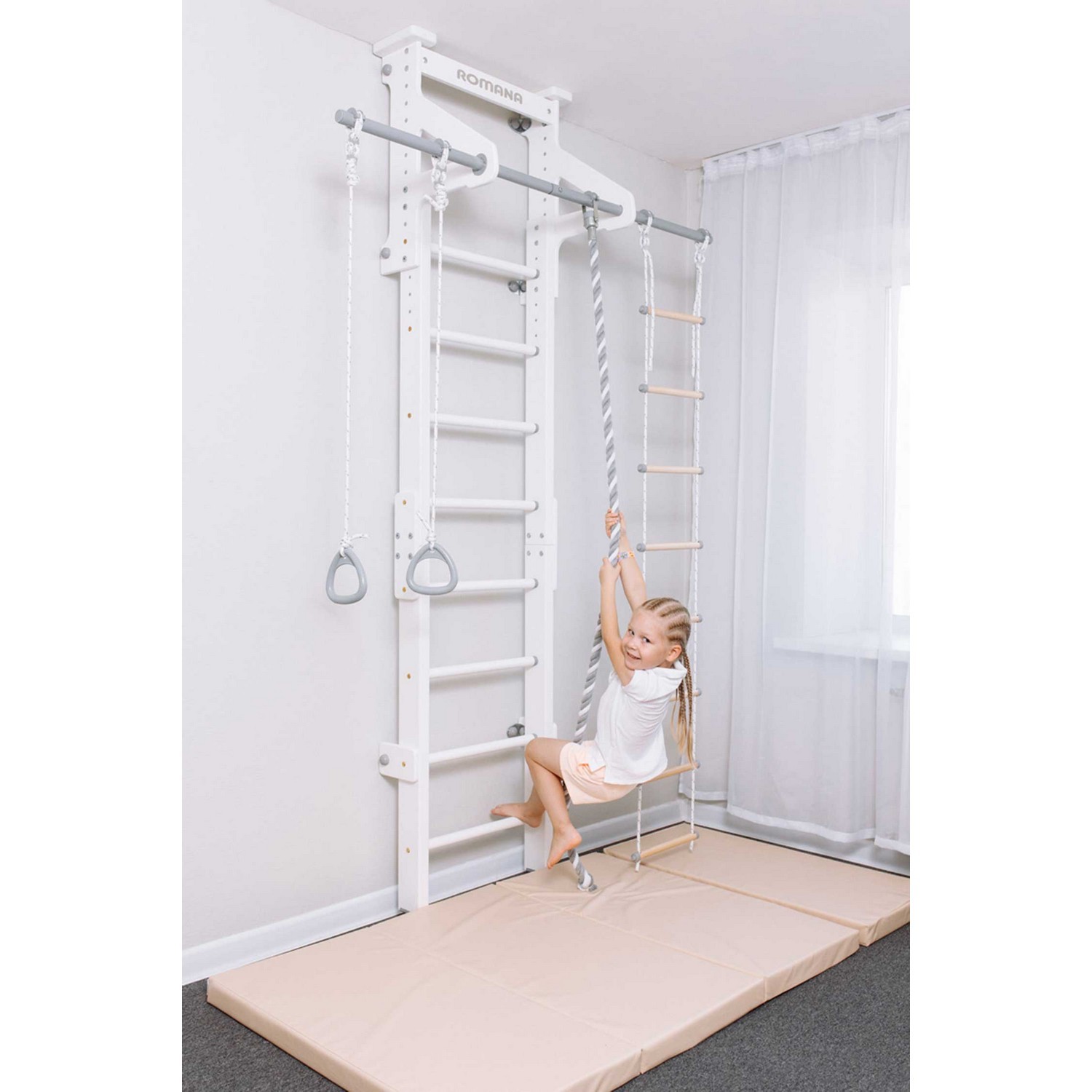 Комплекс спортивный ROMANA Eco2.1 домашний Белый - фото 5