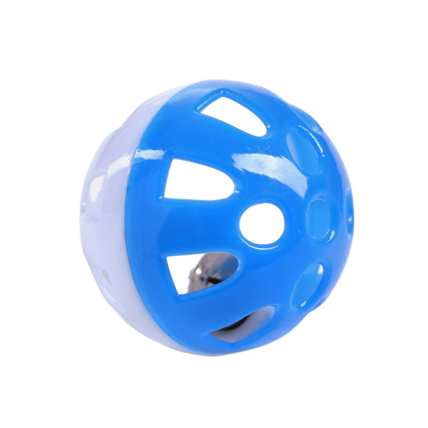 Набор шариков для кошек Пижон с бубенчиком 4шт в ассортименте - фото 4